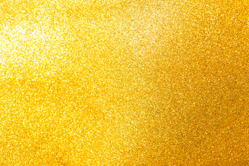 Abstract blurred gold glitter texture background, shiny gold glitter background