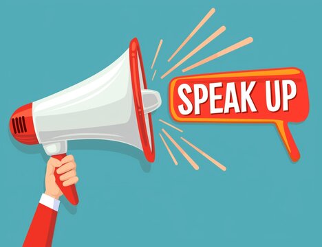 speak up clipart