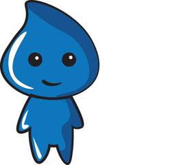 blue drops character