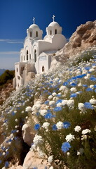 Obraz premium church in island