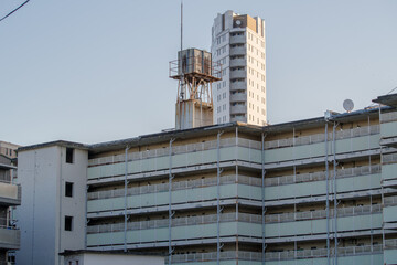 東京港区南青山2丁目の解体されるアパート
