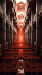 Fototapeta premium ancient megalithic structure, temple of the gods