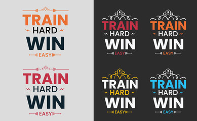 Start Easy. Finish Strong. Workout and Fitness Inspiring Gym Motivation Quote Illustration Sign