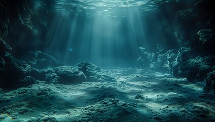 水中に差し込む光