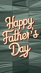 Fathers Day, Post, Father’s Day Poster, Happy Father’s Day, Happy Father’s  Day Calligraphy. Lettering, Father's Day Sale, Offer. Text. vector, illustration. banner, background. shopping. Social Media