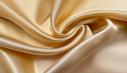 Golden Elegance: Pale Brown Silk Satin Background - obrazy, fototapety, plakaty