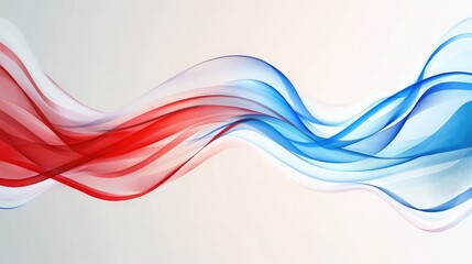 abstract background with blue and red wave ,abstract colorful background with smooth lines, futuristic wavy art illustration ,Flow of transparent wavy lines in rainbow colors