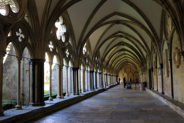Salisbury Cathedral Cloisters Walk