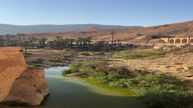 Scenic View of a River and Bridge in Algeria, Algier