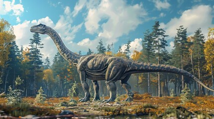Edmontosaurus Fossil A Vivid D Rendering of the Prehistoric Herbivore