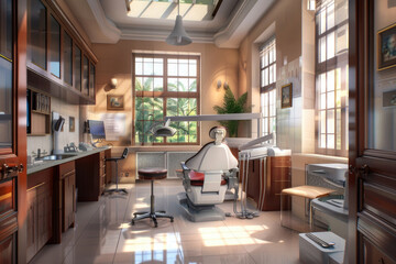 Fototapeta premium Dentistry. modern dental interior design