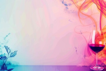 abstract background for National Wine Day