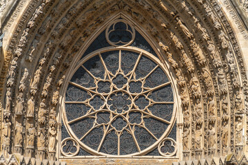 Reims Cathedral closeup