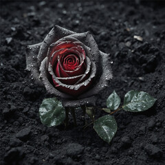 Rose buried in ashes, Generative AI