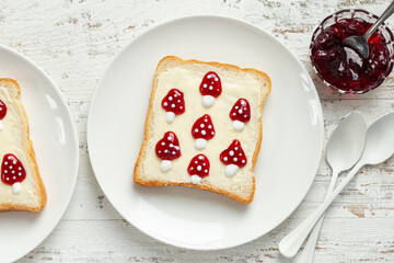 creative toast idea for breakfast