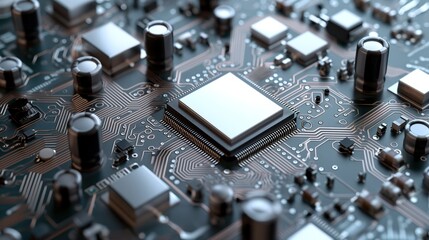 silicon technology on a electronic circuit board