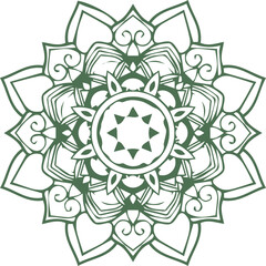 Beautiful mandala art, vector mandala design