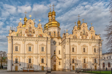 Cathedral of the Dormition in Kiev Pechersk Lavra or the Kiev Monastery of the Caves in Kyiv, Ukraine.
