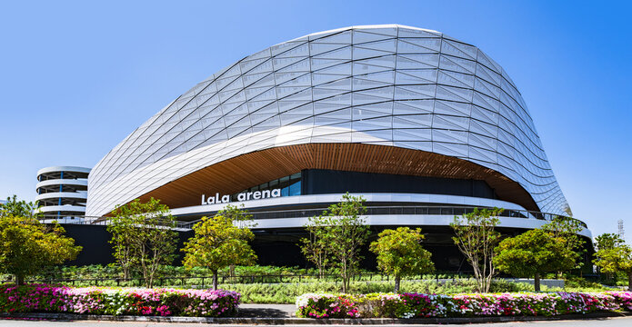 LaLa arena TOKYO-BAY 竣工 【 千葉県 船橋市 の アリーナ 】＊被写体の敷地外である公道から撮影しています