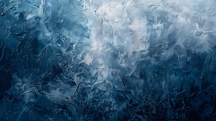 Textured blue and grey abstract background. Generative AI.