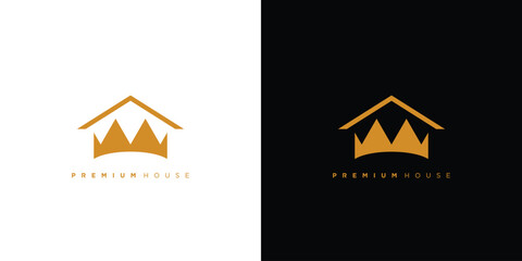 Unique and modern premium home logo design