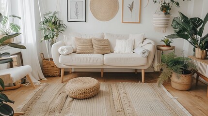 Small Living Room Minimalist Decor: A photo showcasing a small living room with minimalist decor