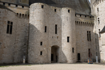 Medieval castle of Sully-Sur-Loire, France. It was built in the 14th century and completed a few centuries later. 