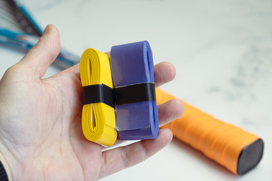 Non-slip absorbent tape for racket sports, horizontal bars and other handles. Anti-slip sticky tennis racket grip tape, sweatband