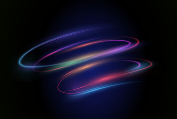 This is a modern abstract high-speed motion effect png. It is also a futuristic dynamic motion technology. It can be used as a banner or poster design background idea. Fast speed lines. Twirl light.