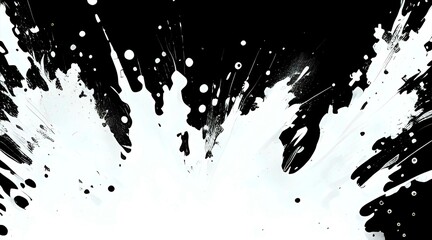 White watery splash background. AI Generated