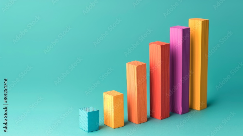 Poster a bar chart comparing sales figures over time, highlighting growth and identifying opportunities for