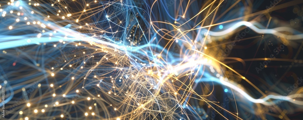 Poster dynamic abstract visualization of global connectivity and data exchange