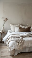Simple and comfortable bedding