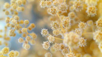Fototapeta premium Pollen allergy seasonal allergic , Airborne pollen grains
