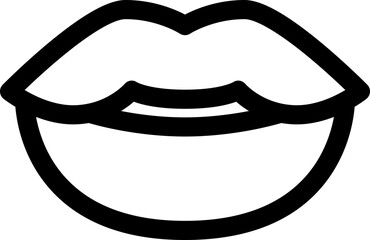 唇のアイコン