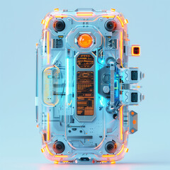 Futuristic smartphone – Ai generative