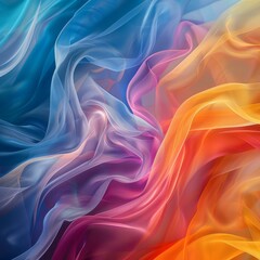 Fototapeta premium Colorful abstract background with smooth gradient transitions