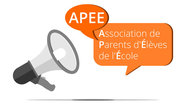 Mégaphone APEE - Association de Parents d’Élèves de l’École