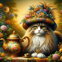 Fototapeta premium Beautiful cat 