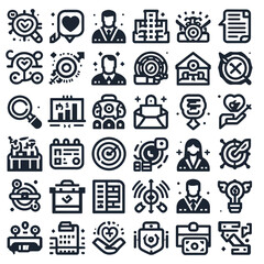 Collection of Relationship and Communication Icons