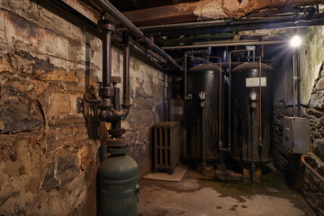 Generative ai on the theme of water filtration system for home, clean soft liquid to drinking