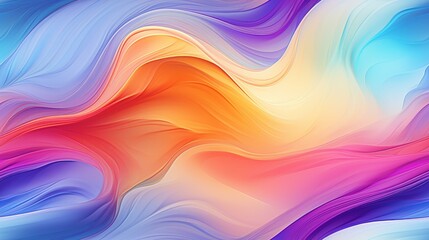 Obraz premium Colorful abstract painting with smooth gradient transitions