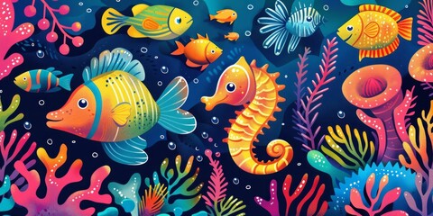 Underwater World Illustration
