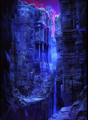 The Ancient Temple in the Deep Chasm