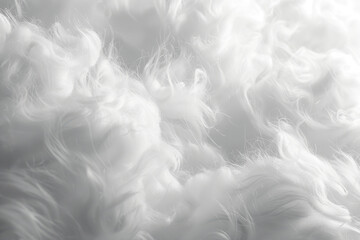 Generative ai on theme of beautiful texture soft fluffy cotton, design natural abstract background