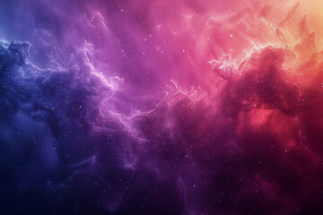 A colorful space background with purple and orange clouds and stars