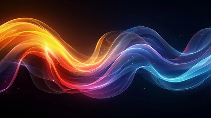 Fototapeta premium Create a modern abstract painting using bright neon colors. The painting should have a sense of movement and energy. It should be visually striking and captivating.
