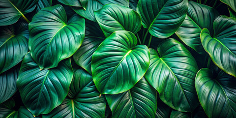 green leaves background