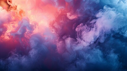 Colorful smoke background