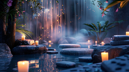 Tranquil Spa Haven: Hot Stone Massage Oasis